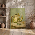 Funky Frog Smoking Middle Finger  - Funny Canvas Wall Art - Wrapped Canvas 3